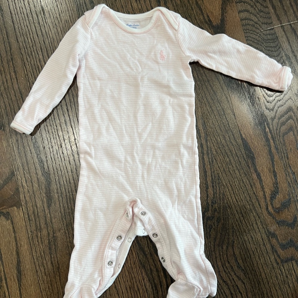 Ralph Lauren Soft Pink Baby Bodysuit - Picture 7 of 7